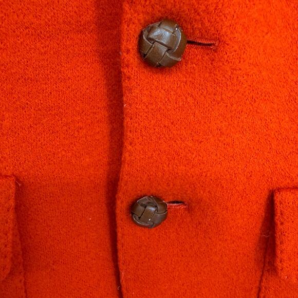 Ralph Lauren Sport Blazer Blue Label Wool Equestrian Heritage Orange Embroidered - Picture 6 of 12